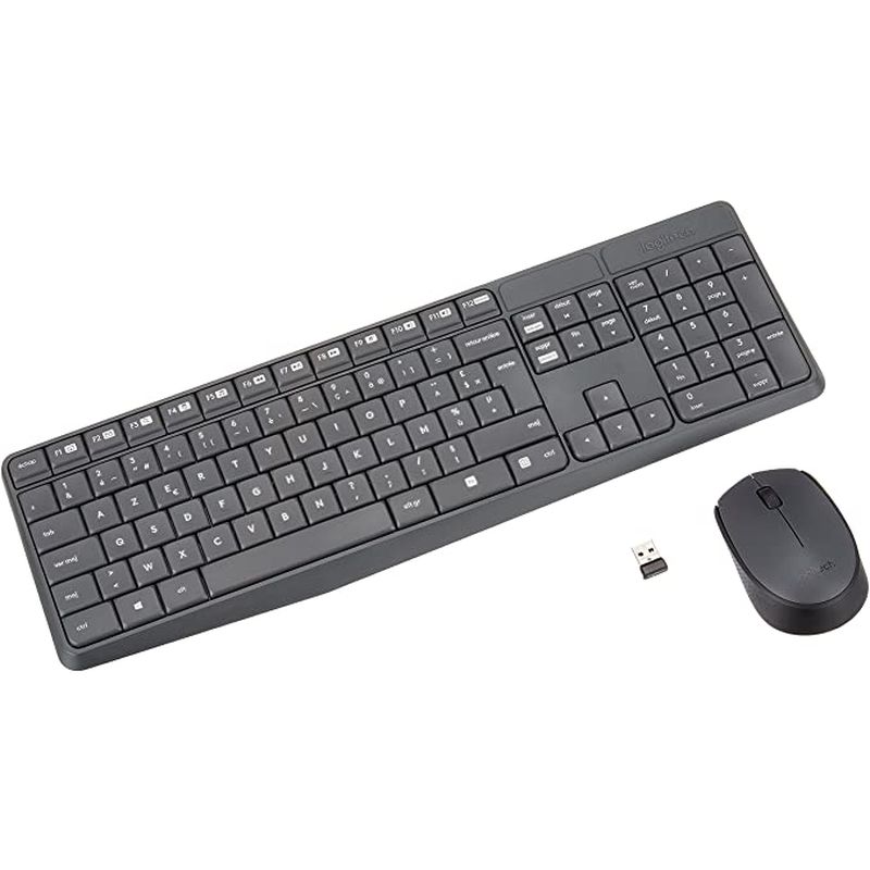 Logitech Ensemble clavier-souris sans fil MK235 - Noir - Packs Clavier  sourisfavorable à acheter dans notre magasin