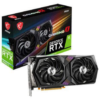 Carte Graphique - MSI - GeForce RTX 3060 Ti GAMING X 8G LHR - 8 Go