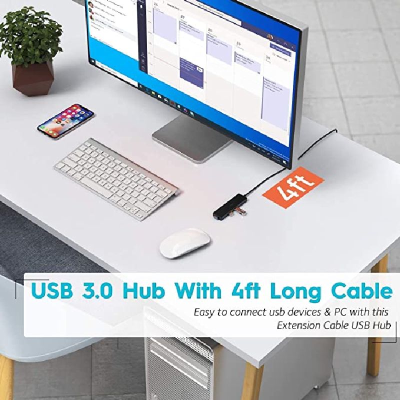 Hub USB 3.0 Aceele 4 Ports - Buzz Micro