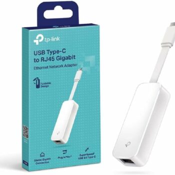 TP-Link Adaptateur USB C vers Ethernet Gigabit UE300C, RJ45 Réseau 1Gbps, Compatible avec Windows 11, MacOS, Chrome OS, Linux