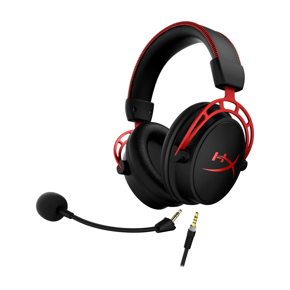 HyperX Cloud Alpha – Casque Gaming Filaire rouge et noir