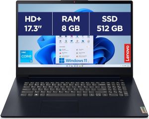 Ordinateur Portable 17.3 pouces LENOVO i3, 8Go, SSD 512Go